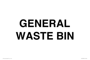 GENERAL WASTE BIN